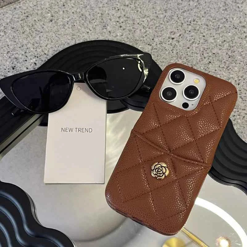 Luxury Leather Case Cover For iPhones