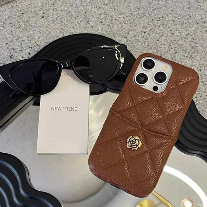 Luxury Leather Case Cover For iPhones