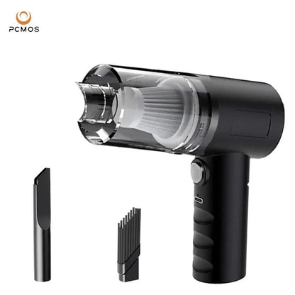 Wireless Vacuum Cleaner Dual Use for Home and Car 120W High Power Powerful Vacuum Cleaner Black PCMOS 1PC Dabfavshop