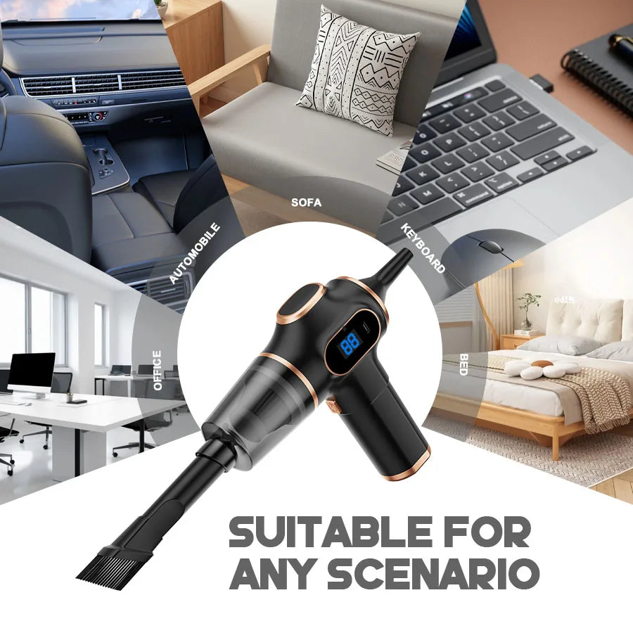 Wireless Car Vacuum Cleaner Home Appliance Sofa Office High-Power Household Cleaning Machine Mini Vacuum Carpet Cleaner Dabfavshop