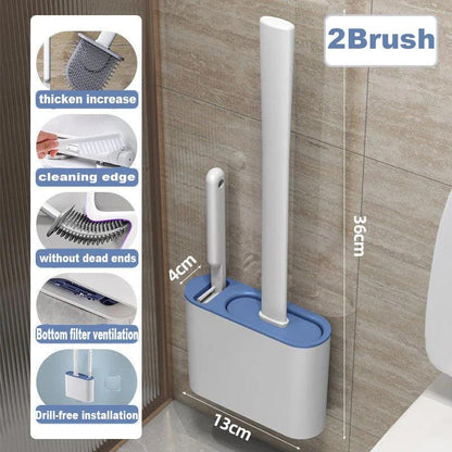 Wall Hanging Toilet Brush With Holder - Dabfavshop