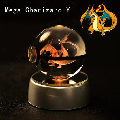 Pokémon Multi Color LED 3D Crystal Balls Collectible - Dabfavshop