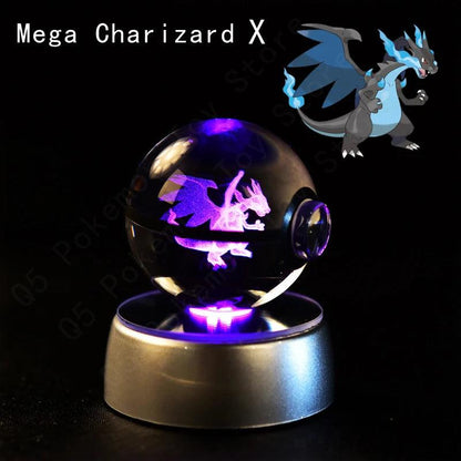 Pokémon Multi Color LED 3D Crystal Balls Collectible - Dabfavshop