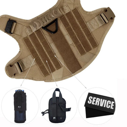 Large Dog Harness And Leash Set Pet German Shepherd Malinois Training Walking Vest Dog Harness And Collar For Medium Large Dogs Dabfavshop