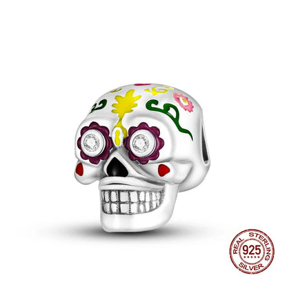Glow in Skull And Pumpkin Charms Beads Fit 3mm Original Bracelet Dabfavshop
