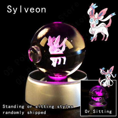 Pokémon Multi Color LED 3D Crystal Balls Collectible - Dabfavshop