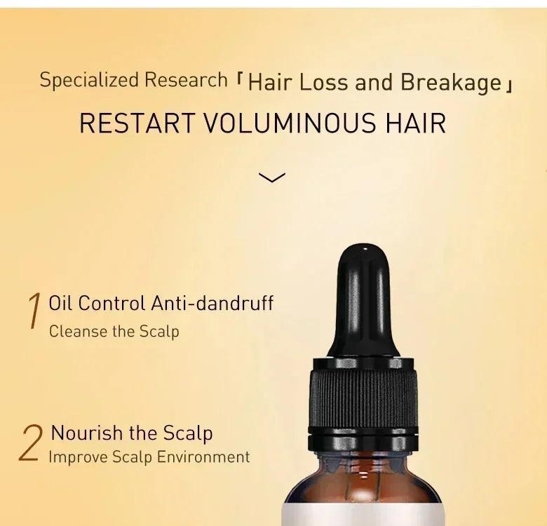 Ginger Fast Hair Loss Treatment Biotin Hair Growth Oil - Dabfavshop