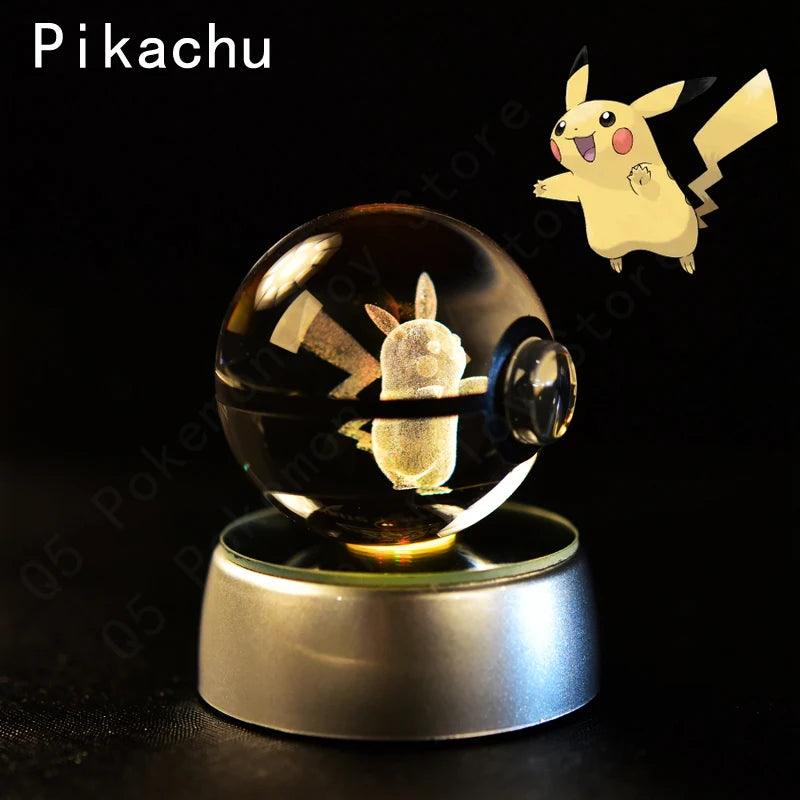 Pokémon Multi Color LED 3D Crystal Balls Collectible - Dabfavshop