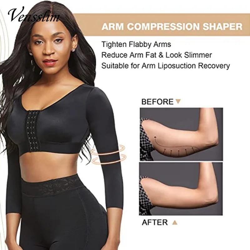 Women Arm Shapers Daily Body Shaper Long Sleeves - Dabfavshop