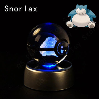 Pokémon Multi Color LED 3D Crystal Balls Collectible - Dabfavshop