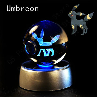 Pokémon Multi Color LED 3D Crystal Balls Collectible - Dabfavshop