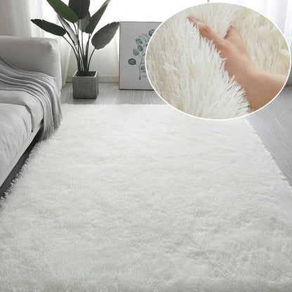 RainbowCloud Plush Rug – Soft, Fluffy & Vibrant! Dabfavshop