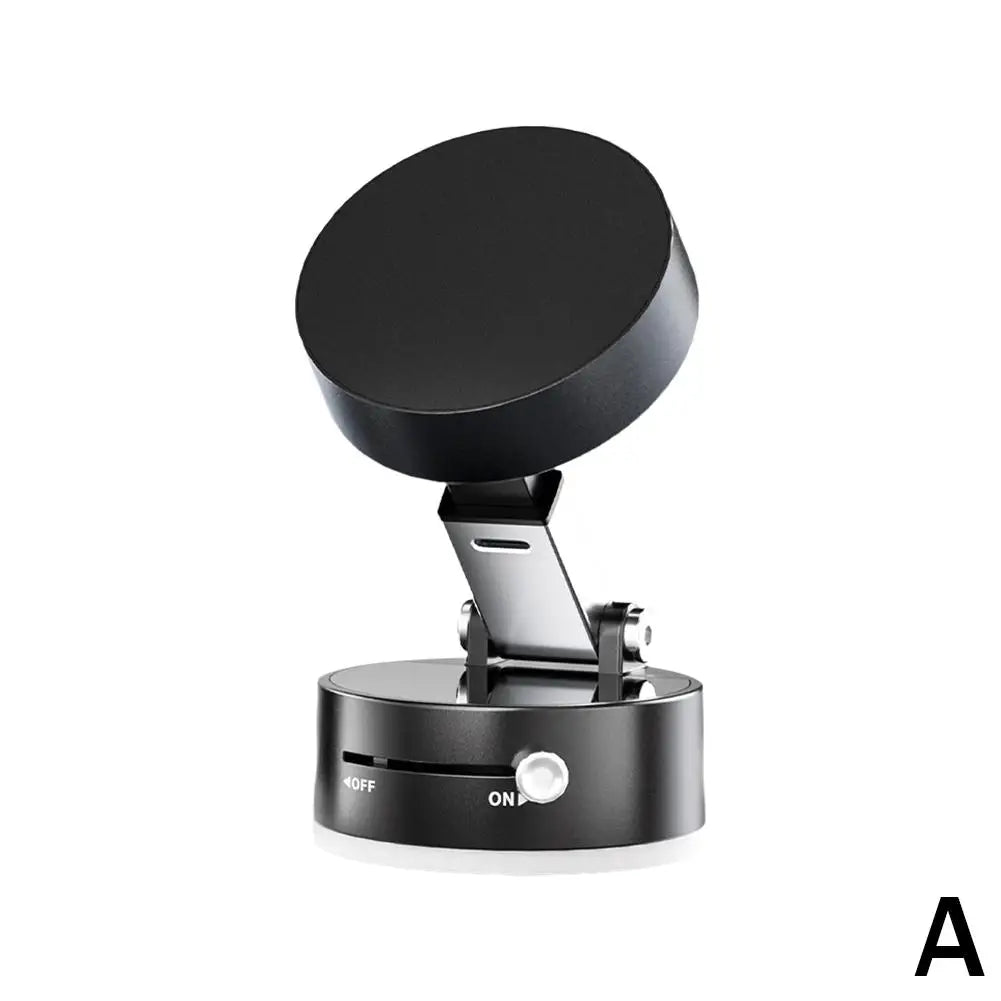 Foldable Magnetic Vacuum Car Phone Holder Foldable Suction Cup With Suction Cup Hands-Free Navigation For Smart Phone Dabfavshop