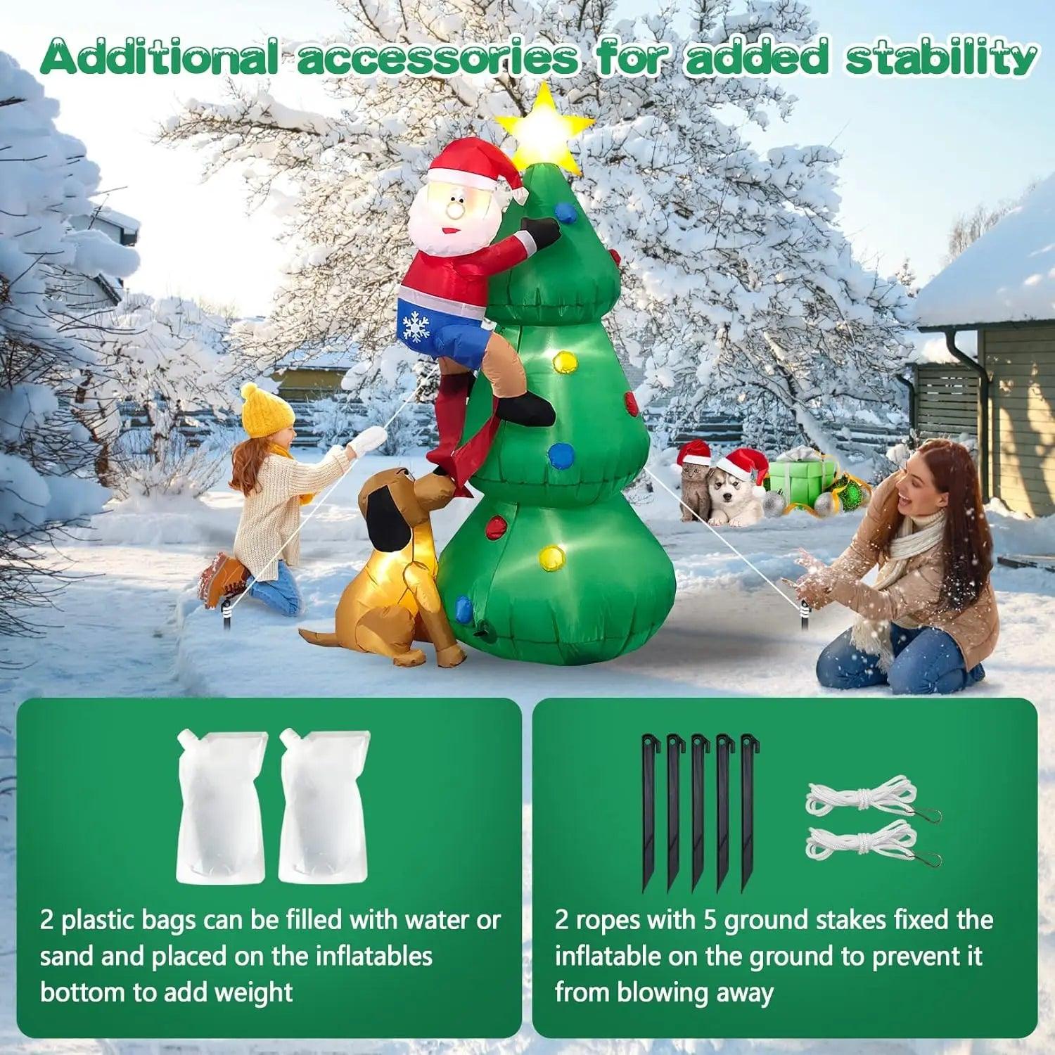 LED Lights Inflatable Christmas Decoration - Dabfavshop