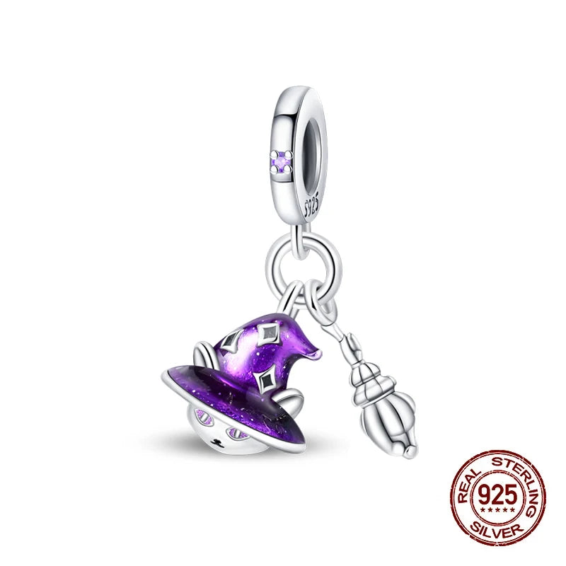 Halloween Luminous Charms Bead 925 Sterling Silver Dabfavshop