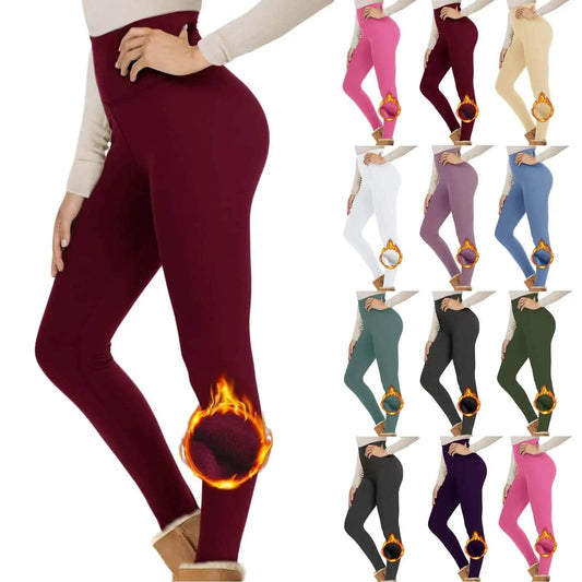 High Waist Women's Thermal Yoga Leggings - Dabfavshop