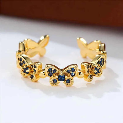 Butterfly Adjustable Ring