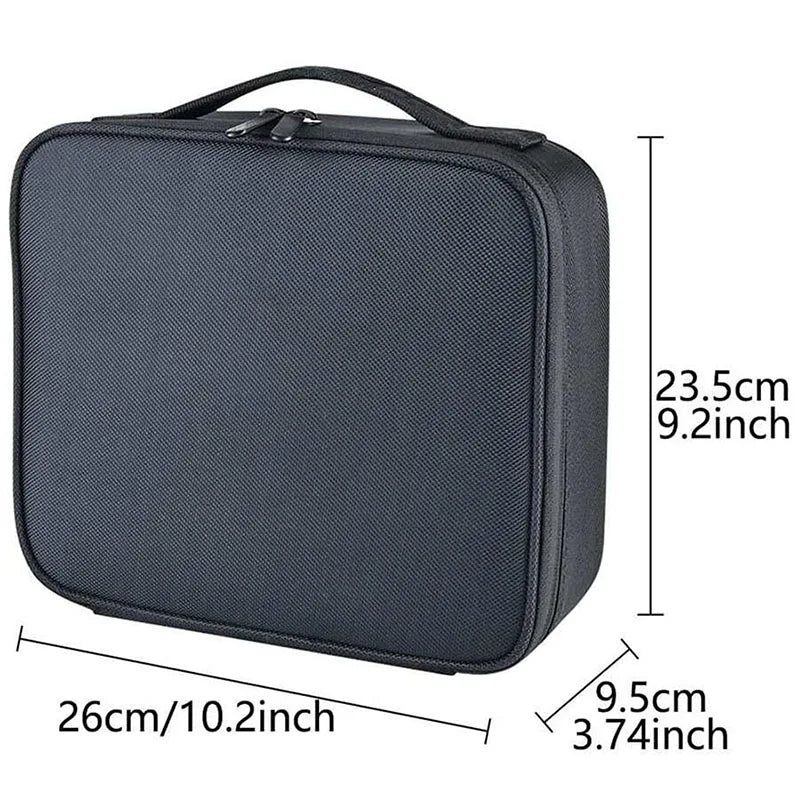 New Makeup Bag for Women Travel Waterproof Necessary Beauty Brush Embroidery Tool Storage Cosmetic Case Professional Makeup Box Dabfavshop