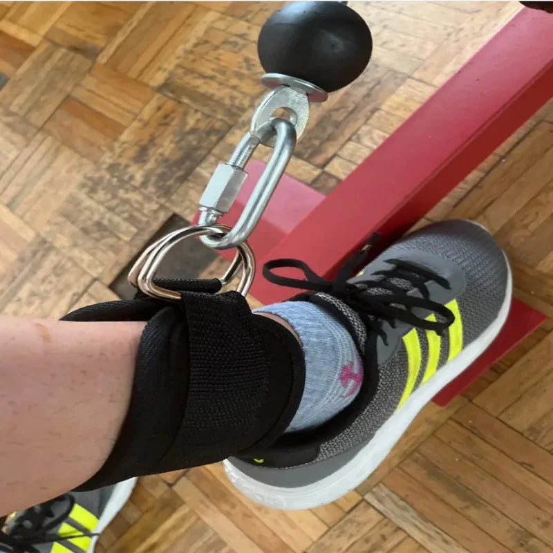 Cable Ankle Straps Double D-Ring Ankle Cuffs For Gym Workouts Glutes Legs Strength Training Brace Support Sport Safety Abductors Dabfavshop