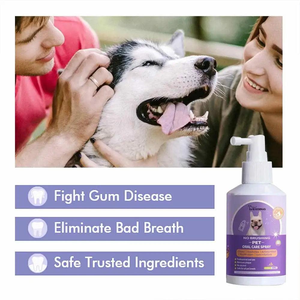 50ml Pet Oral Cleanse Spray For Bad Breath - Dabfavshop