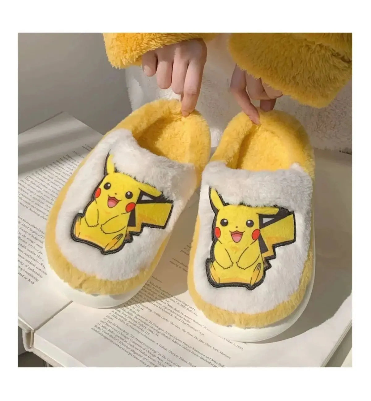 Pokémon Cotton Slippers With Velvet Insulation Anti Slip - Dabfavshop