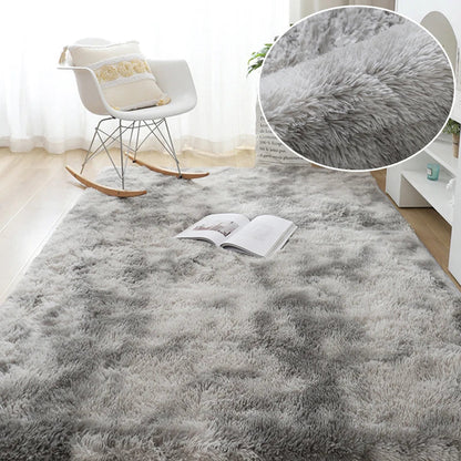 RainbowCloud Plush Rug – Soft, Fluffy & Vibrant! Dabfavshop