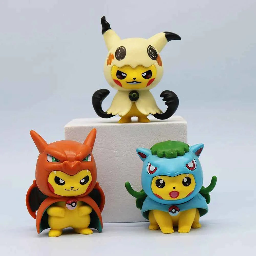 Creative Cartoon Anime Toys set