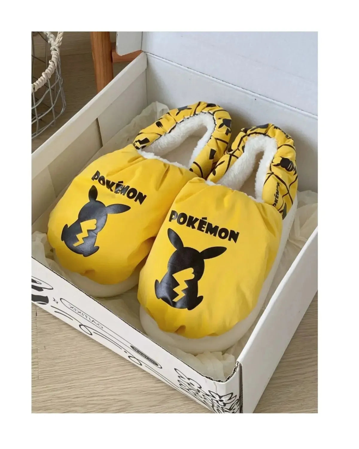 Pokémon Cotton Slippers With Velvet Insulation Anti Slip - Dabfavshop