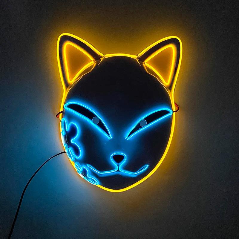 LED Luminous Fox Mask - Halloween Party Must-Have! - Dabfavshop