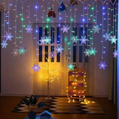 Solar Moon Star LED Curtain Lights - Dabfavshop