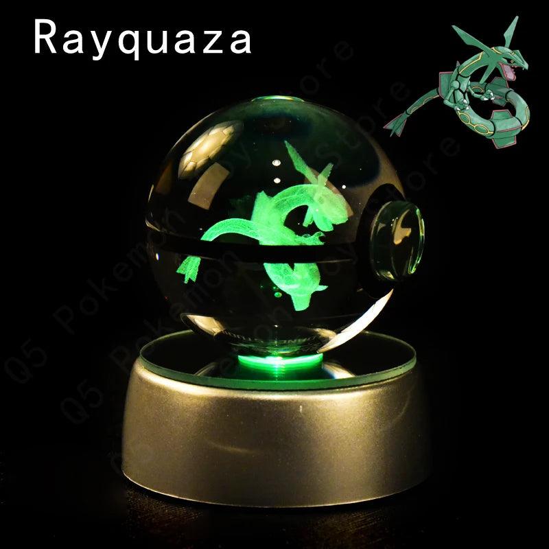 Pokémon Multi Color LED 3D Crystal Balls Collectible - Dabfavshop