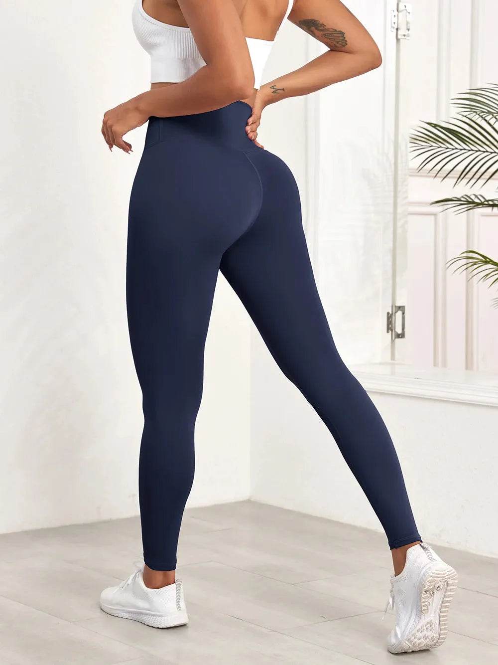Seamless Skinny Stretch Leggings for Active Women - Dabfavshop