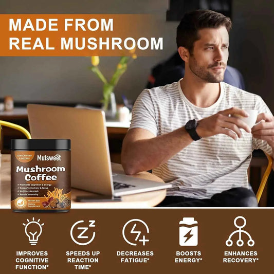  Organic Ground Coffee With Lion's Mane Mushroom