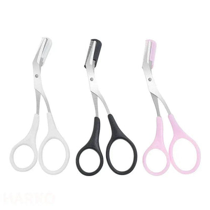 Stainless Steel Eyebrow Trimmer Scissors - Dabfavshop