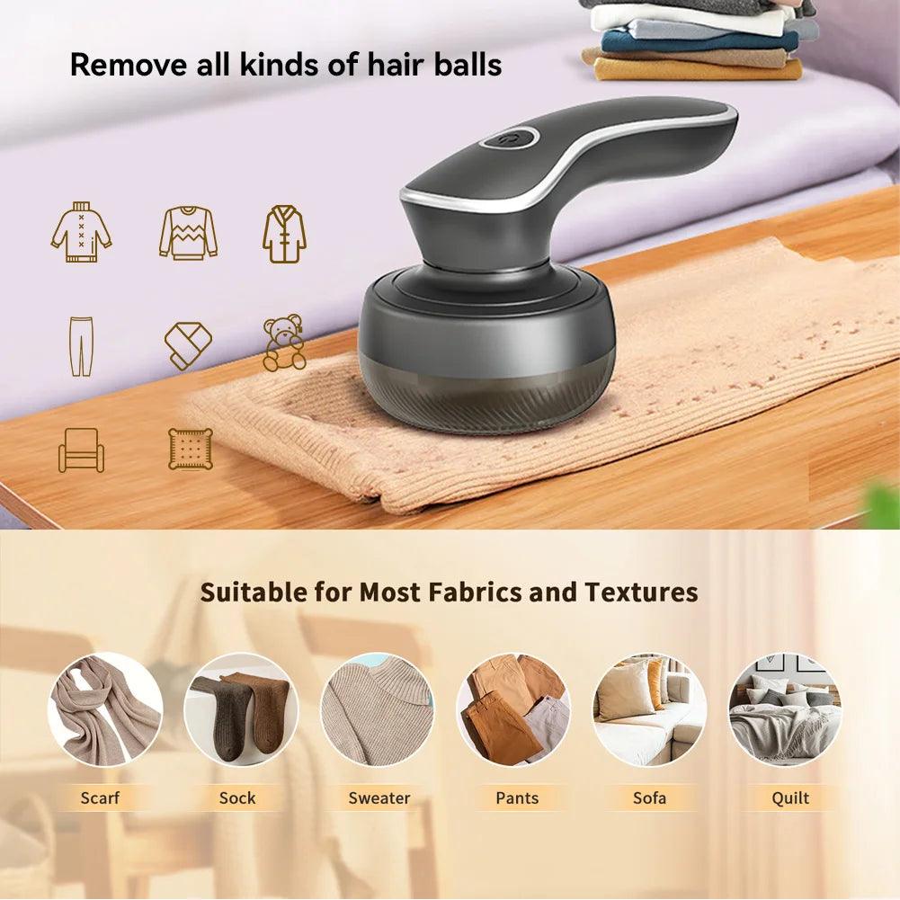 Rechargeable Electric Lint Fabric Shaver Remover With Digital Display - Dabfavshop