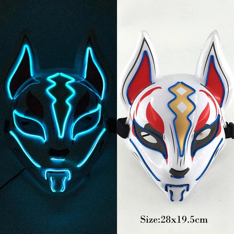 LED Luminous Fox Mask - Halloween Party Must-Have! - Dabfavshop