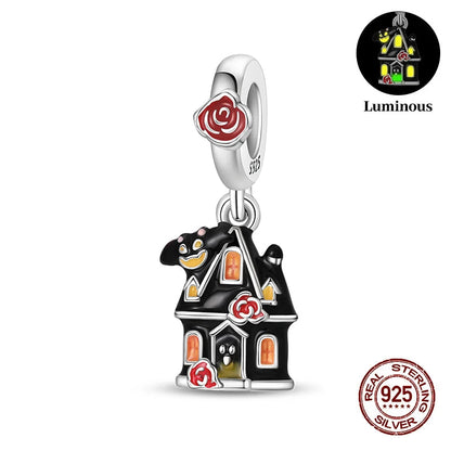 Halloween Luminous Charms Bead 925 Sterling Silver Dabfavshop