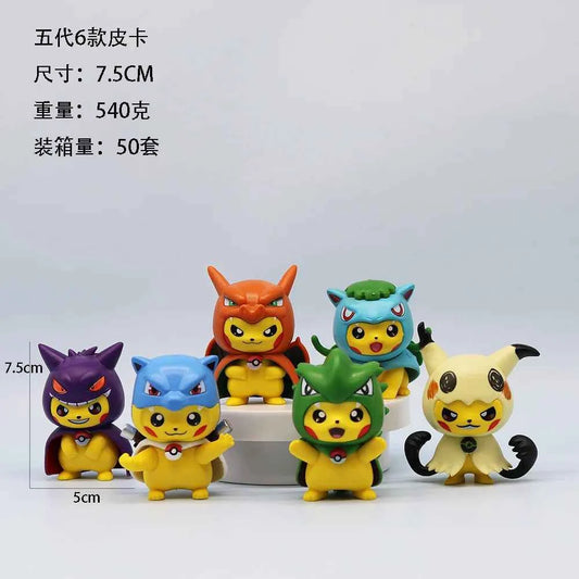 Creative Cartoon Anime Toys set