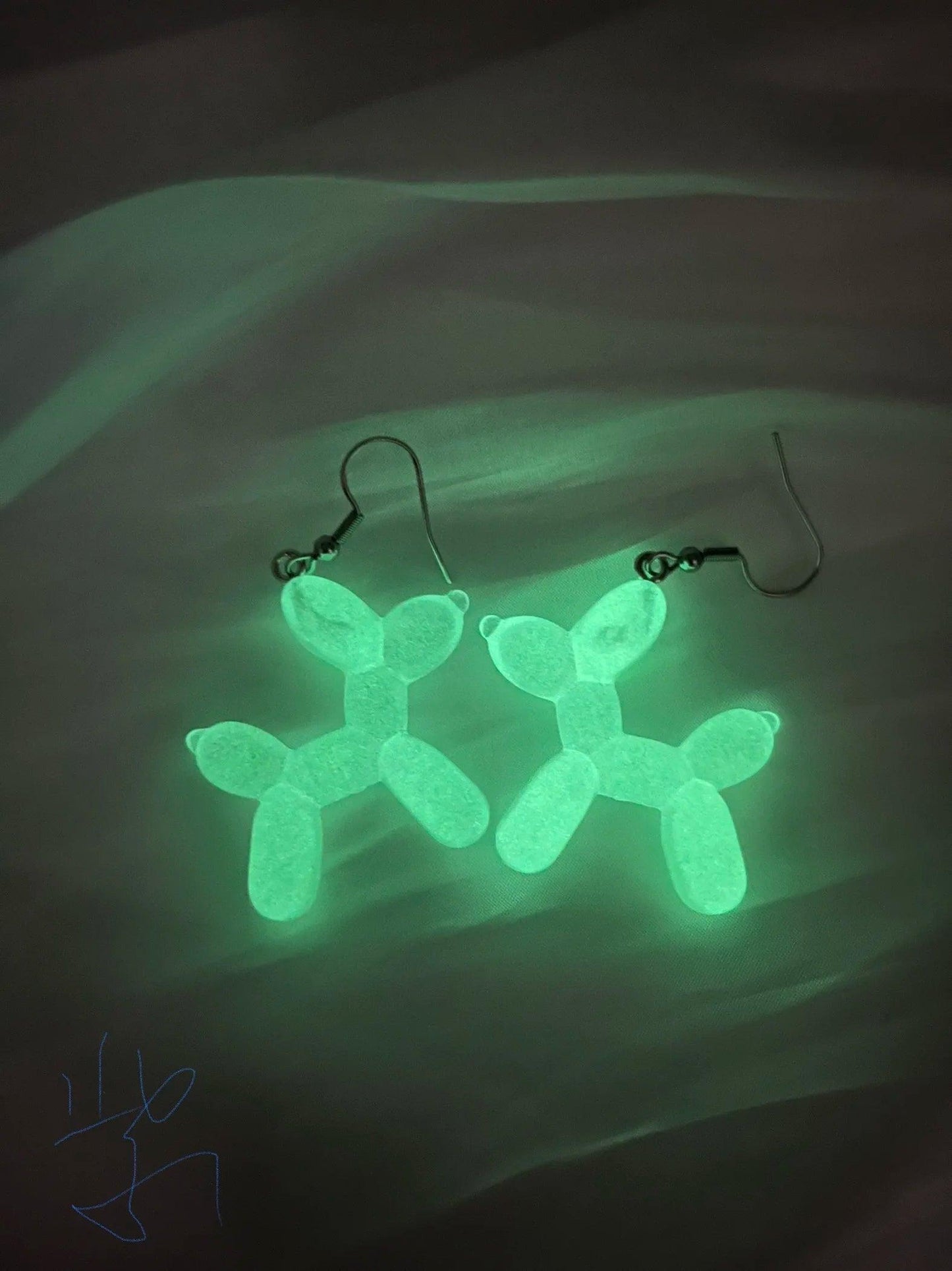 Glow In The Dark Ghost In Bottle Earrings - Dabfavshop