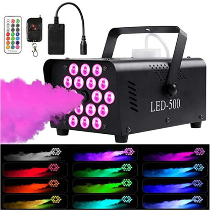 500W LED RGB Remote Control Fog Machine - Dabfavshop