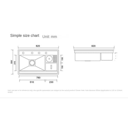 Smart Nano Black Kitchen Sink - Dabfavshop