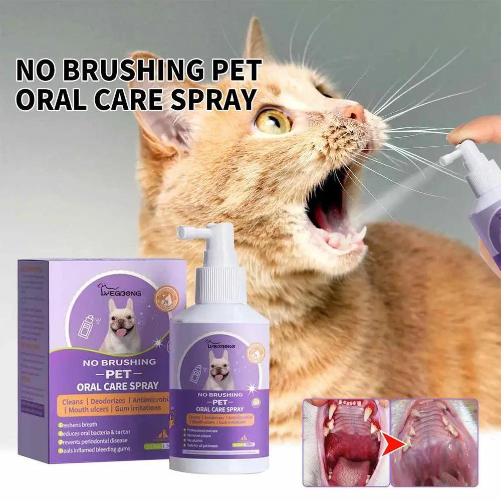 50ml Pet Oral Cleanse Spray For Bad Breath - Dabfavshop