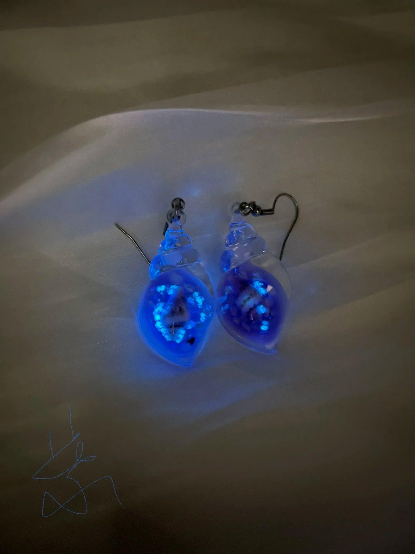 Glow In The Dark Ghost In Bottle Earrings - Dabfavshop