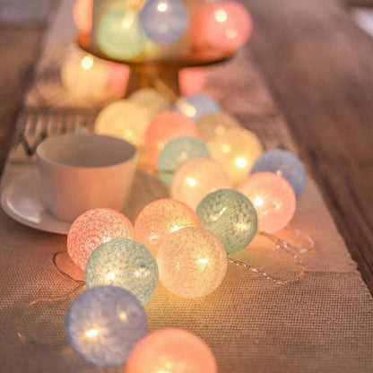 LED Cotton Ball Fairy Lights - Dabfavshop