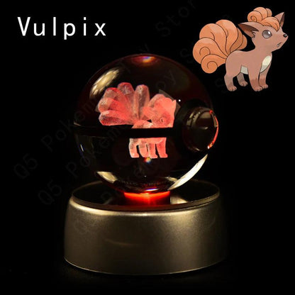 Pokémon Multi Color LED 3D Crystal Balls Collectible - Dabfavshop