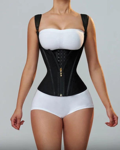 Fajas Colombians With Row Buckle And Zipper For Women Sexy Shaping Curves - Dabfavshop