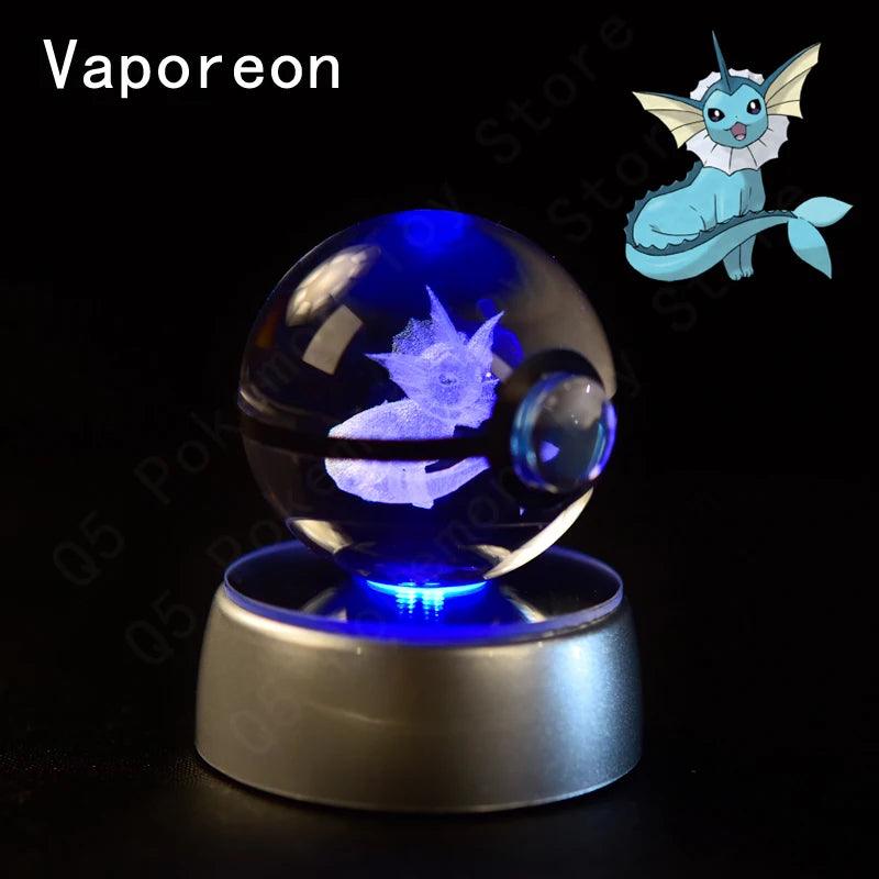 Pokémon Multi Color LED 3D Crystal Balls Collectible - Dabfavshop