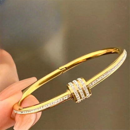 Titanium Steel Gold Silver Color Bracelet Dabfavshop