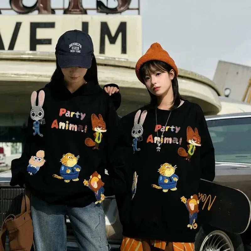 Disney Zootopia Black Hoodies - Dabfavshop