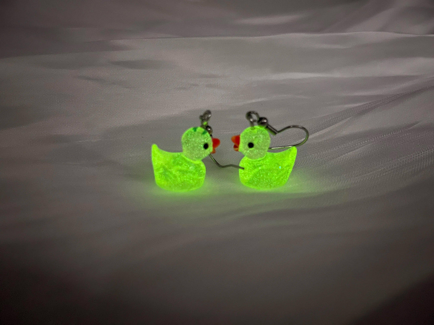 Glow In The Dark Ghost In Bottle Earrings - Dabfavshop